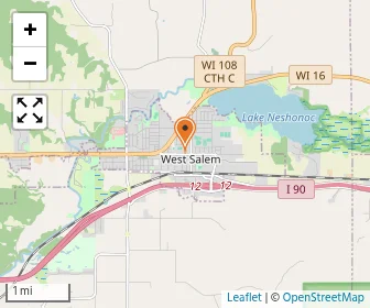 Map of Coulee Region Christian School