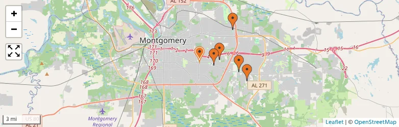 Related schools map