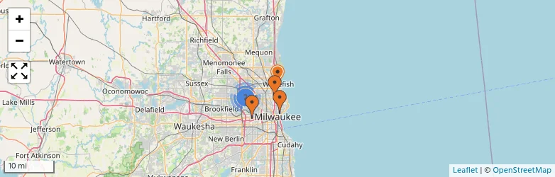 Related schools map