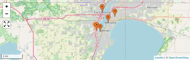 Related schools map