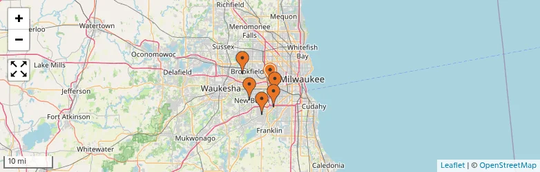 Related schools map