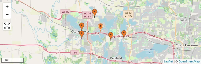 Related schools map