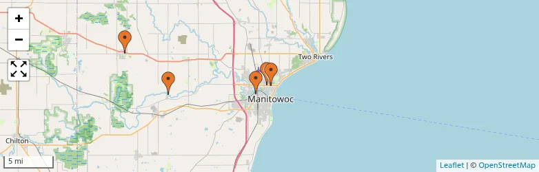 Related schools map