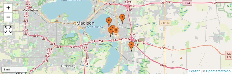 Related schools map