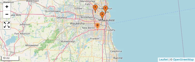 Related schools map