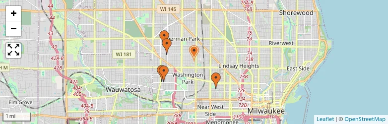 Related schools map