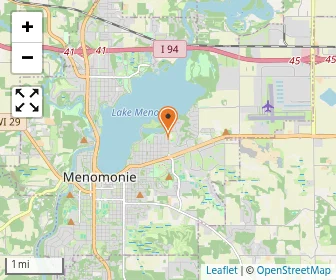 Map of Menomonie Alliance Christian School
