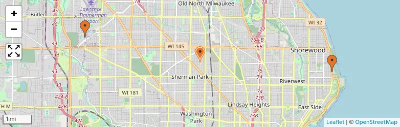 Related schools map