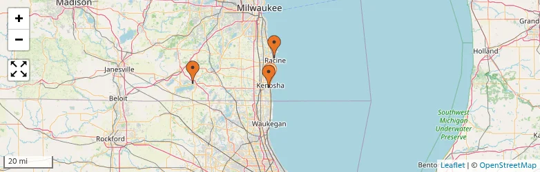 Related schools map