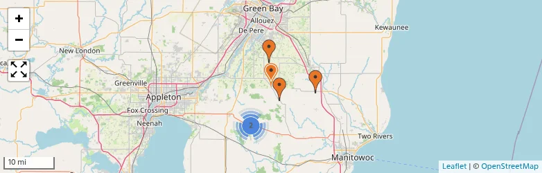 Related schools map