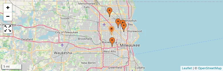 Related schools map
