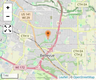 Map of Northeastern Wisconsin Lutheran High School