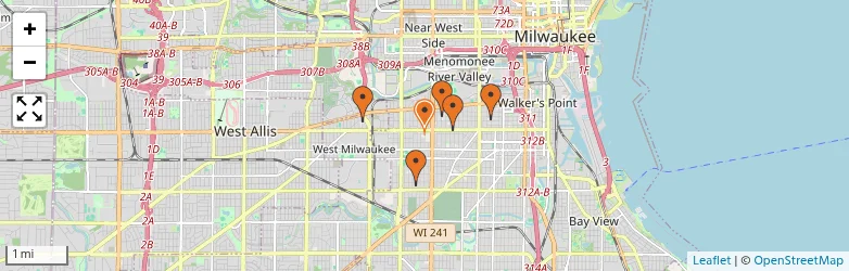 Related schools map
