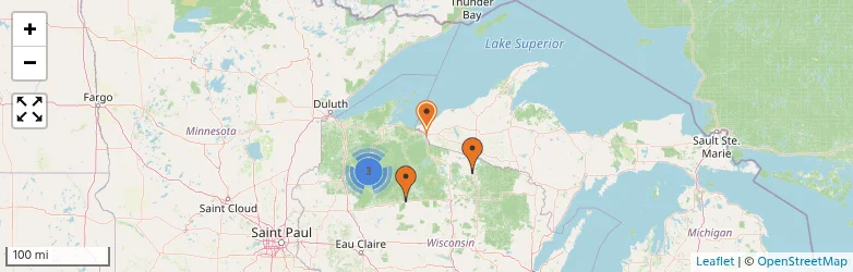 Related schools map