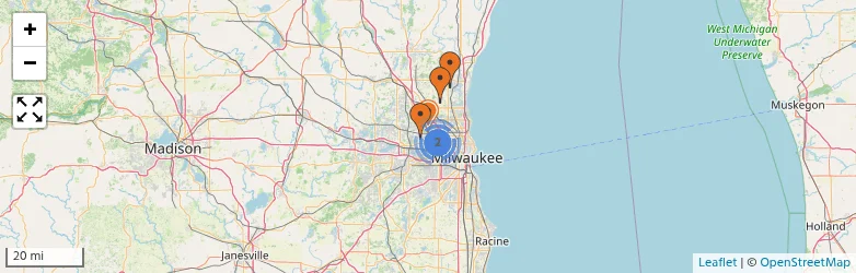 Related schools map