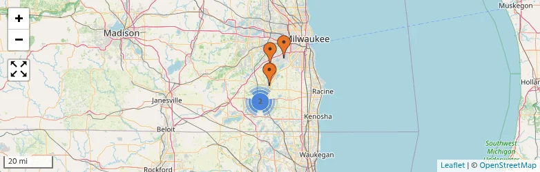 Related schools map