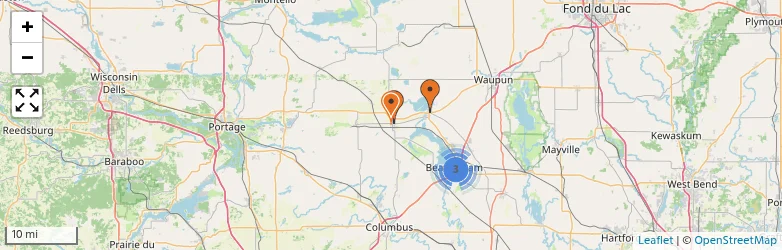 Related schools map