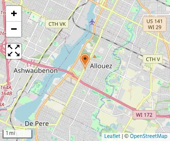 Map of Father Allouez Catholic School