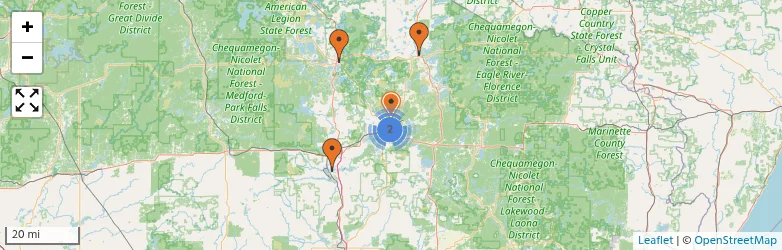 Related schools map