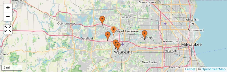 Related schools map