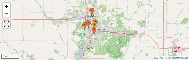 Related schools map