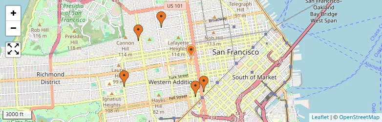 Related schools map