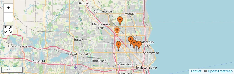 Related schools map