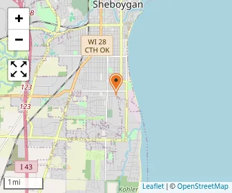 Map of Sheboygan Christian School