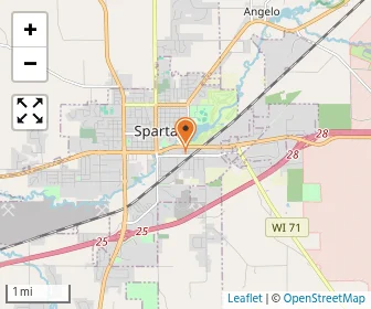 Map of Sparta Mennonite School