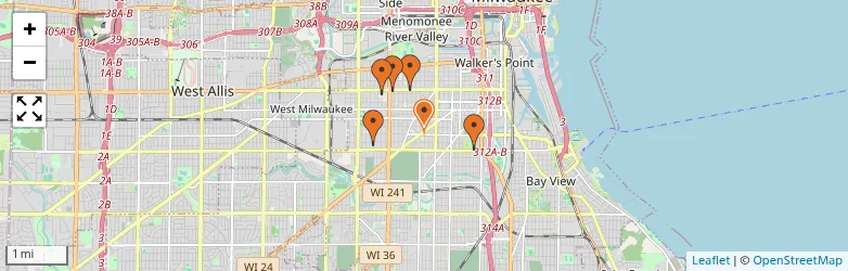 Related schools map