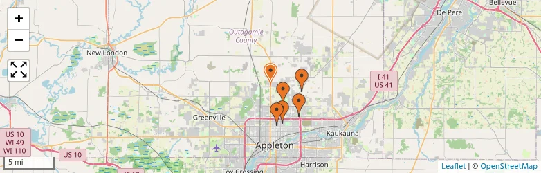 Related schools map