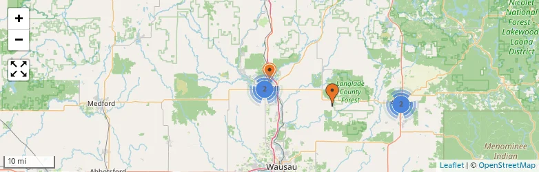 Related schools map