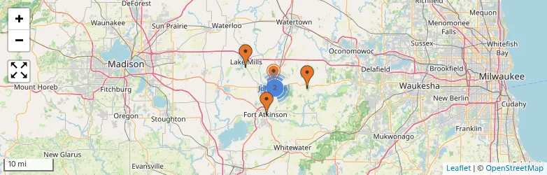 Related schools map