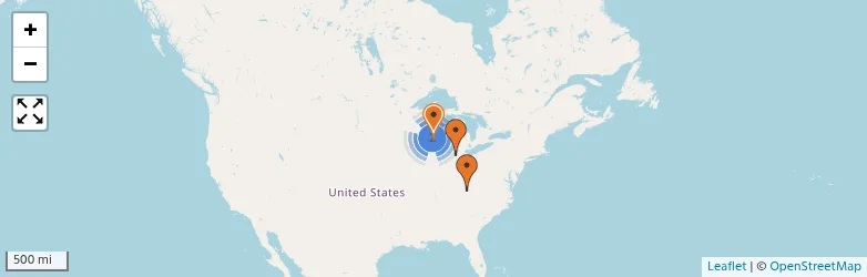 Related schools map