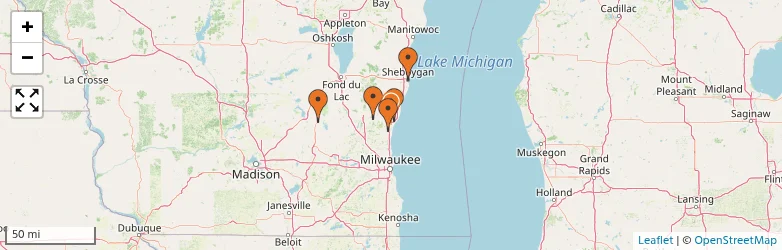 Related schools map