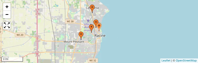 Related schools map