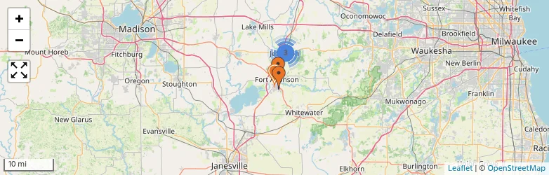 Related schools map