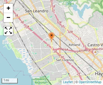 Map of Montessori School At Washington Ave
