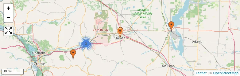 Related schools map