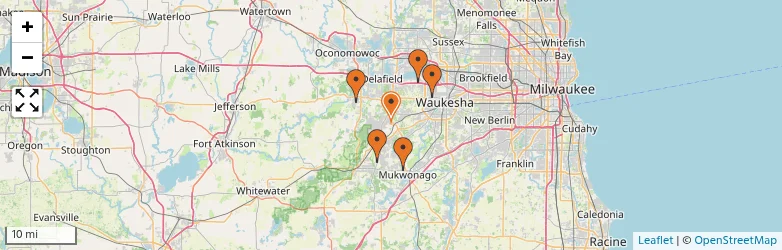 Related schools map