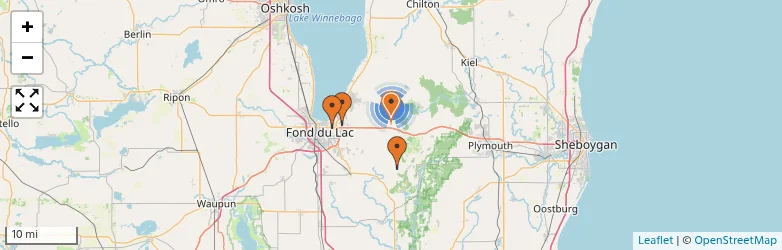 Related schools map