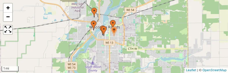 Related schools map
