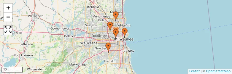 Related schools map