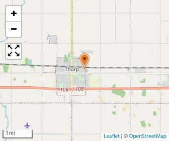 Map of Thorp Catholic School