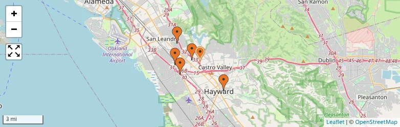 Related schools map