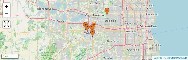 Related schools map