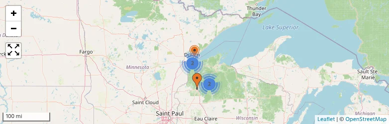 Related schools map