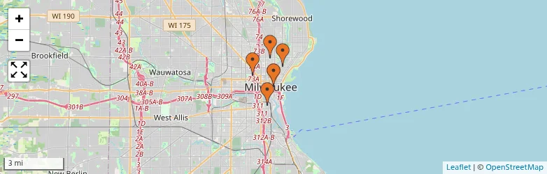 Related schools map