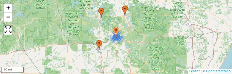 Related schools map