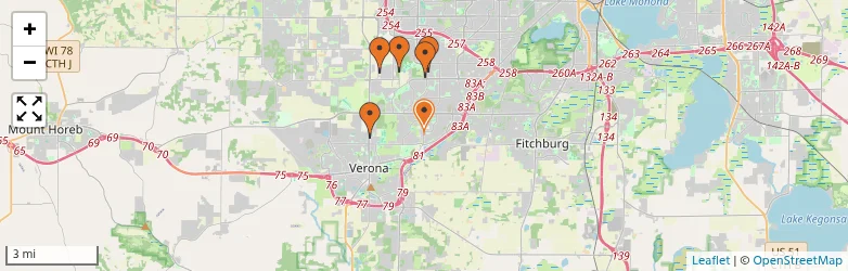Related schools map